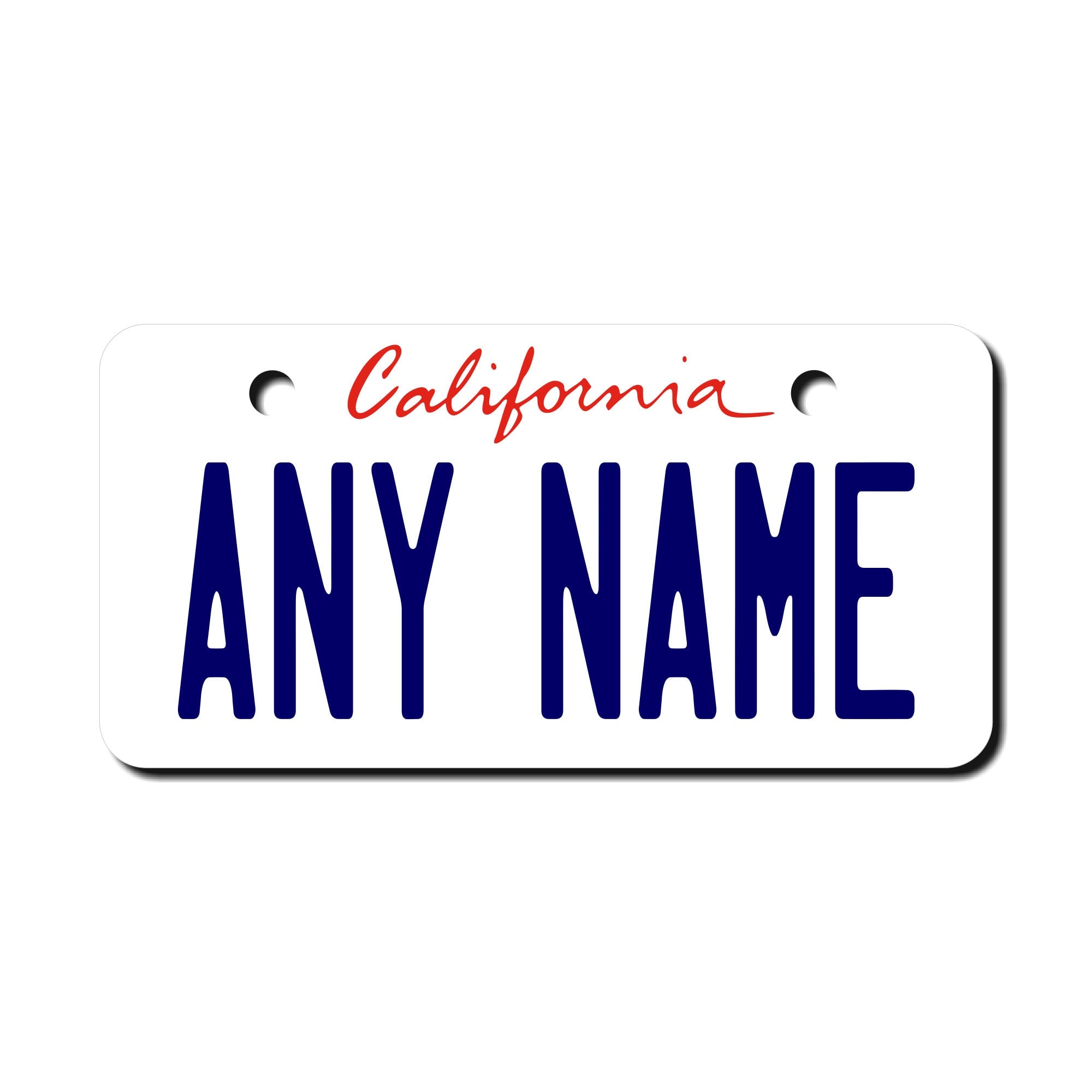California License Plate