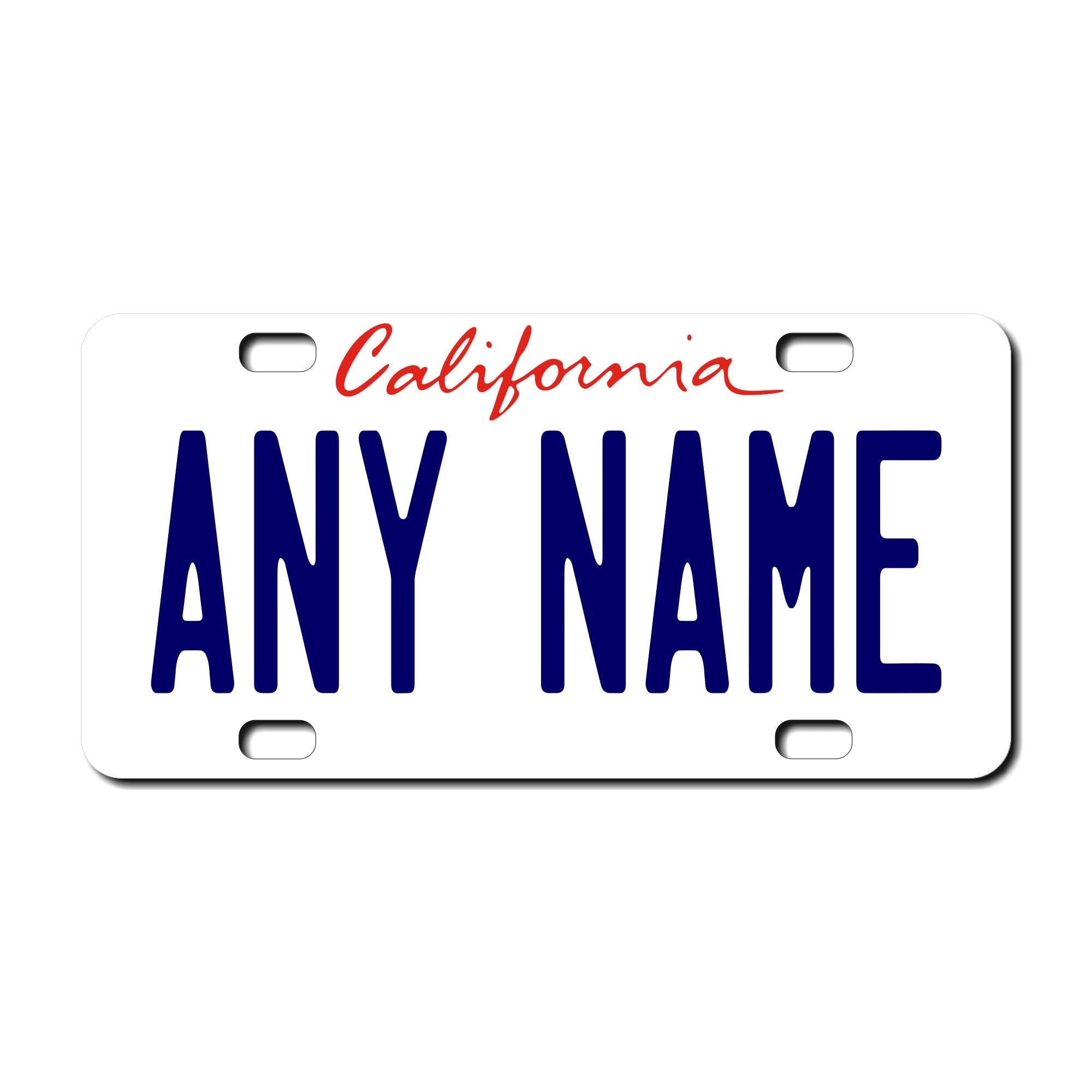 California License Plate