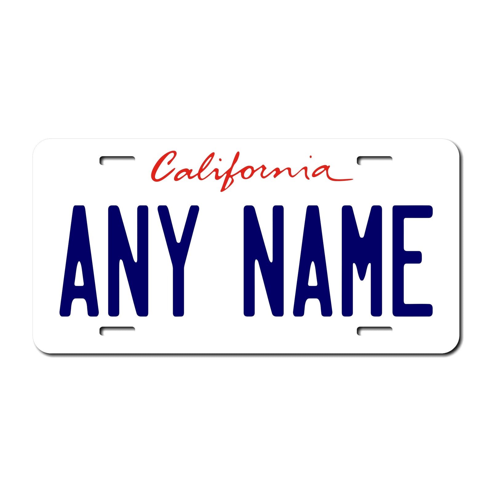 California License Plate