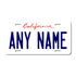 California License Plate