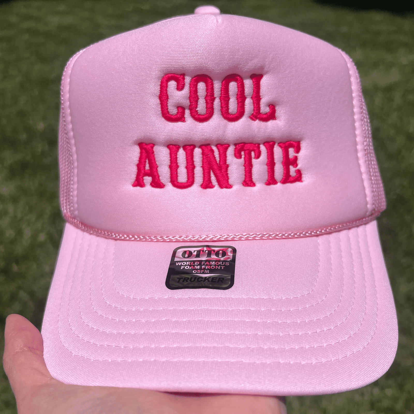 Cool Auntie Embroidered Trucker Hat