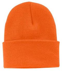 Sheriff Embroidered Star Custom Bar Logo Beanie w/ Cuff (1501KC-BARLOGO-SH)