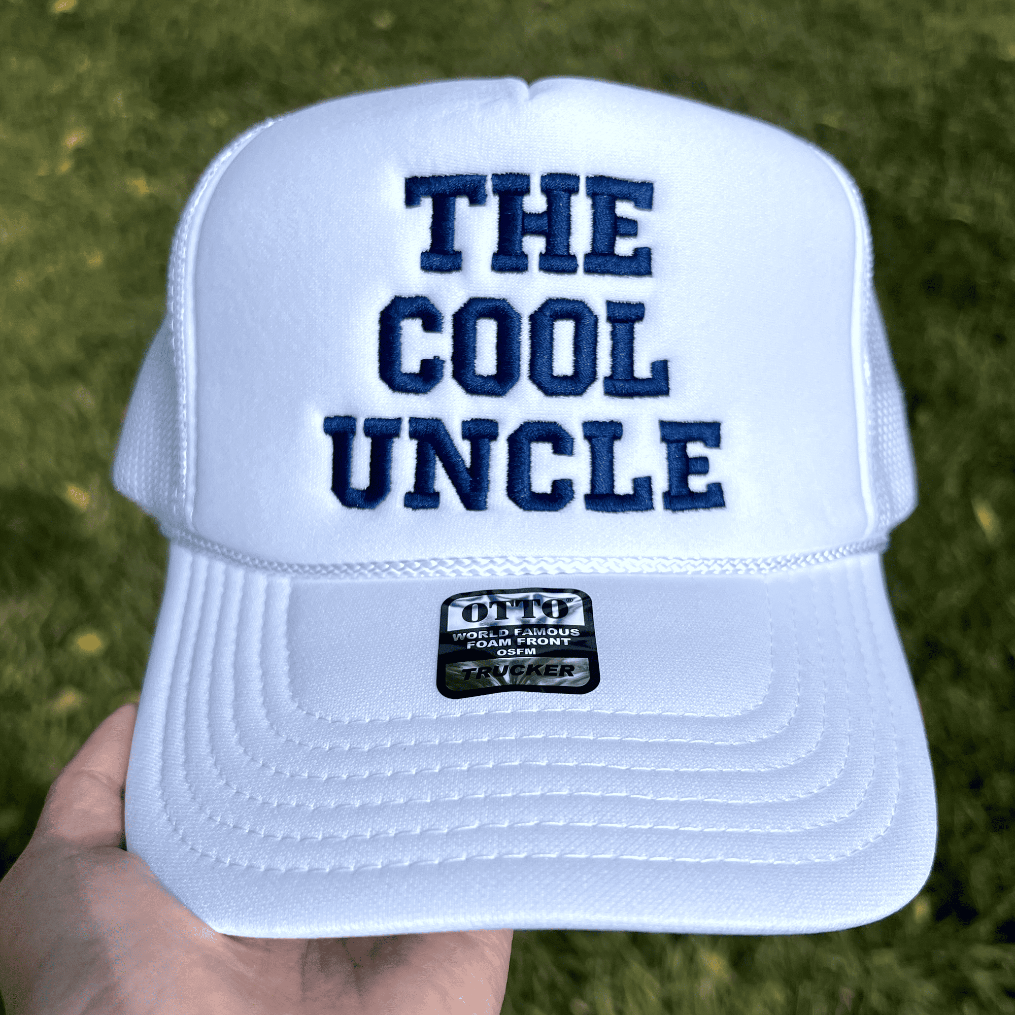 The Cool Uncle Embroidered Retro Trucker Hat