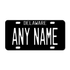 Personalized Delaware 3" X 6" FRP Plastic License Plate Version 2