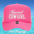 Coastal Cowgirl Embroidered Trucker Hat