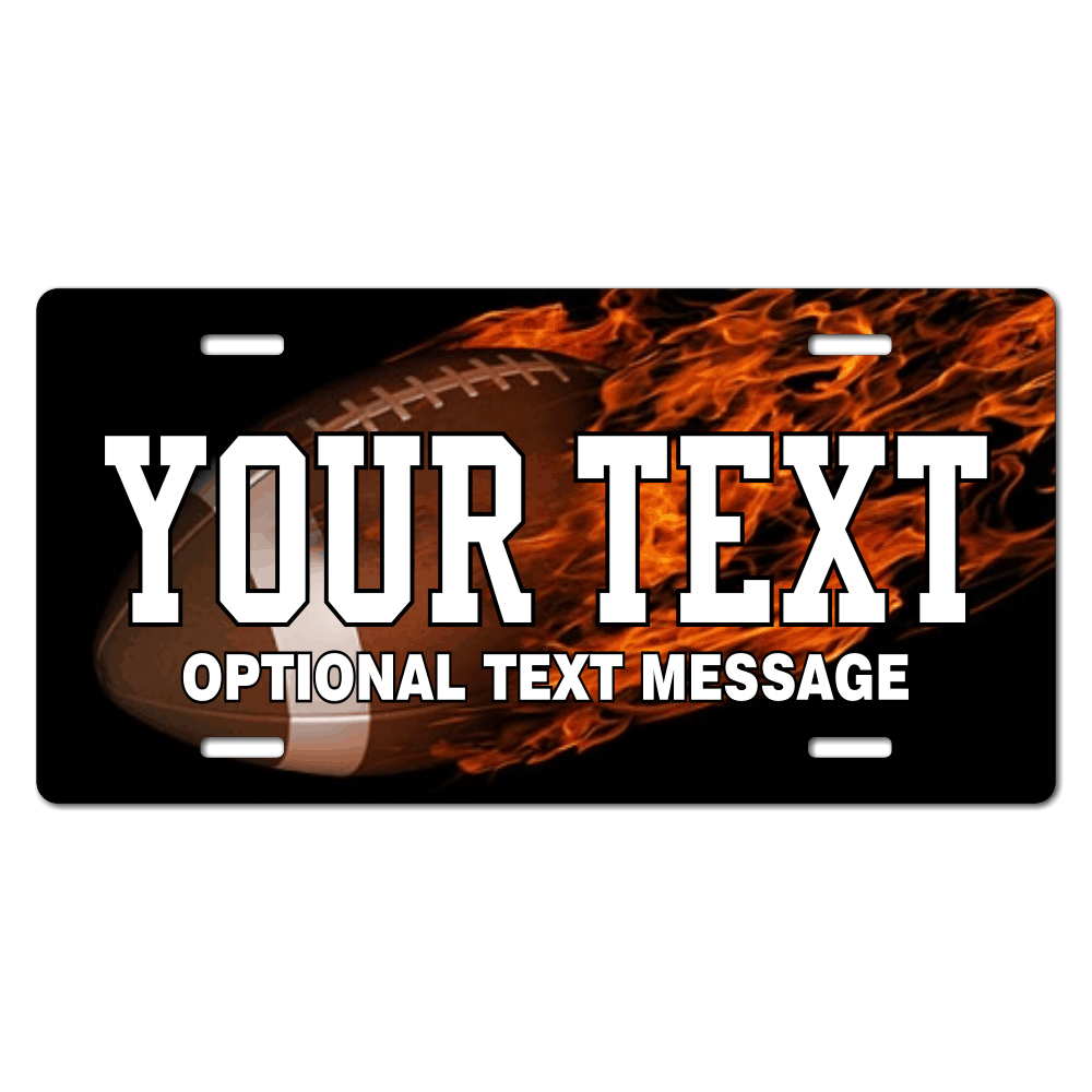 Black Wire Background Plate Custom Printed With Your Text, Choose Your Plate Size, Enter Your Text - Free Shipping 