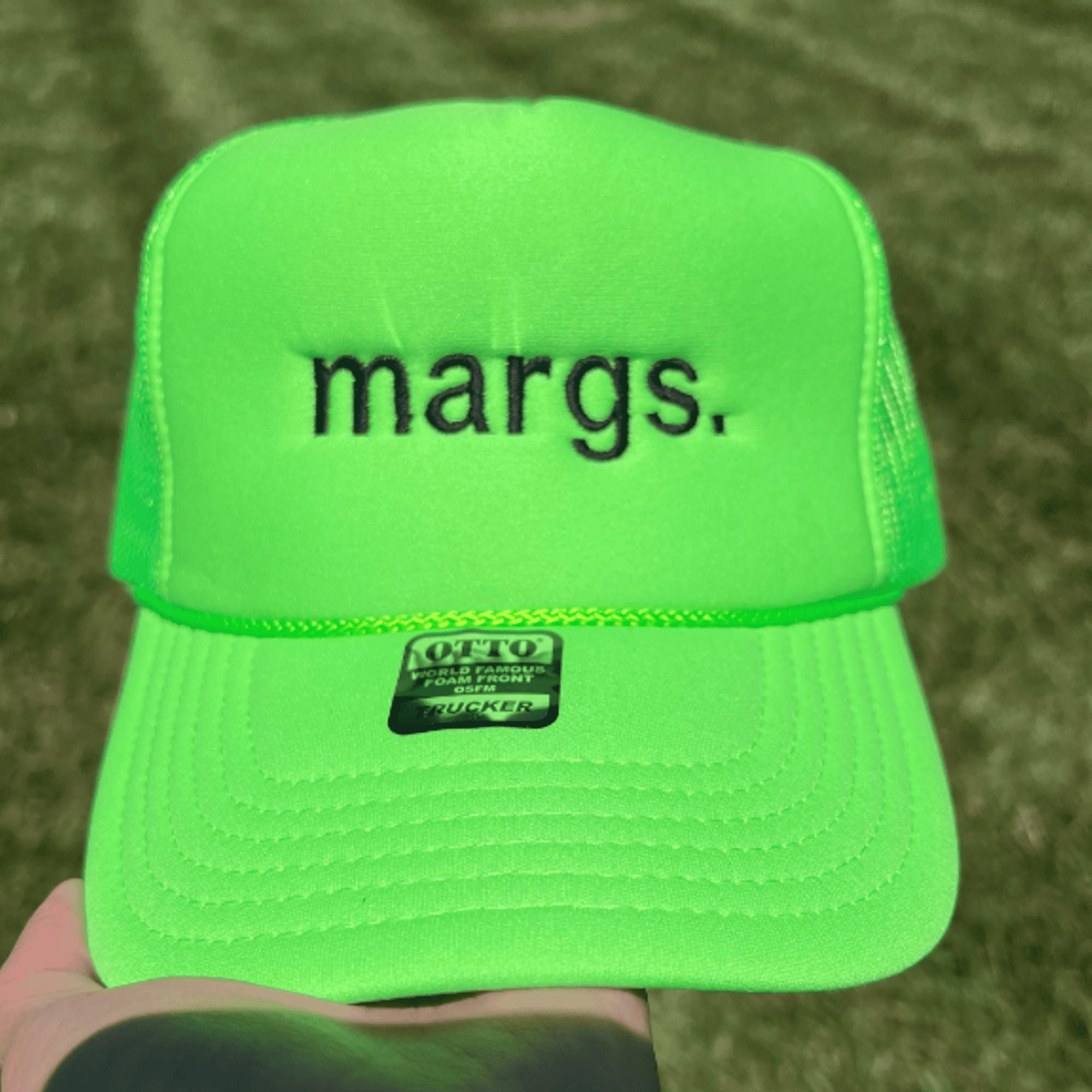margs.  Embroidered Retro Trucker Hat