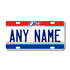 Personalized Ohio 3" X 6" FRP Plastic License Plate Version 1