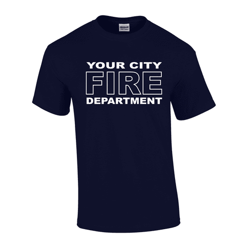 Custom Firefighter / EMS Work T-Shirt / Any Department Free Shipping ...