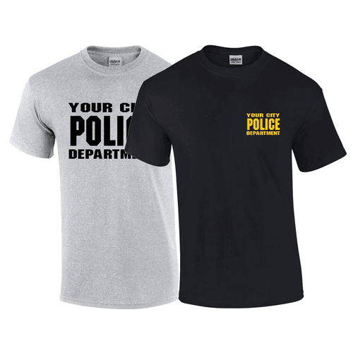 Custom Printed Authentic Law Enforcement Raid” Shirts “Any Department ...